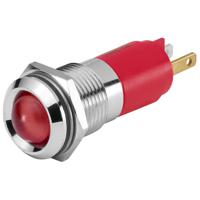 17-350230 EAO 17-35 Series Red Panel Mount Indicator, 230, 14 Mounting Hole Size, Plug-In Termination, IP40, IP65