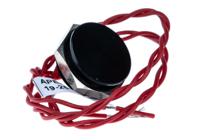pbat5af2000 APEM Piezo Switch, Momentary, Pulse, SPST, IP68, Through Hole, 200 mA @ 24 V dc, -40 → +75°C