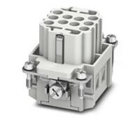 1584703 Phoenix Contact Heavy Duty Power Connector Insert, 16A, Female, HC-BB10 Series, 10 Contacts