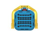 2366494-4 TE Connectivity, 2366494 Connector Housing Receptacle Blue Cable Mount 48 Way, Cable Termination