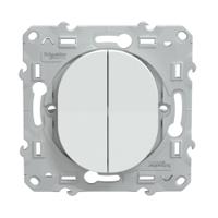 s320285 Schneider Electric White, 2 Way, 1 Gang, Ovalis C Series