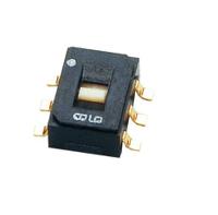 cas-220tb1 Nidec Components Surface Mount Slide Switch 2PDT DP 100 mA Slide