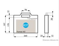 506-6639 RS PRO Plastic Equipment case, 265 x 226 x 50mm