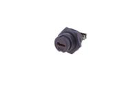 231-7892 RS PRO Straight, Panel Mount, Socket- Single Port Type C 3.1 IP67 USB C Connector
