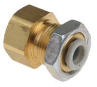 kq2e06-01a SMC KQ2 Series Bulkhead Threaded-to-Tube Adaptor, Rc 1/8 Female to Push In 6 mm, Threaded-to-Tube Connection Style
