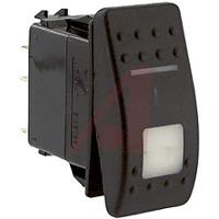 v2d2ghnb-aac00-000 Carling Technologies Illuminated SPST, (On)-Off Rocker Switch Panel Mount