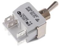 646h2k APEM Toggle Switch, Panel Mount, On-On, DPST, Solder Lug Terminal, 250V ac