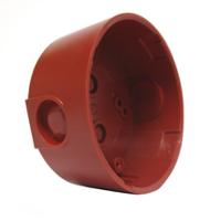 144-5947 RS PRO IP65 Rated Red Deep Base for use with AE40M