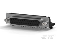 5747846-5 TE Connectivity Amplimite HD-20 25 Way Right Angle Through Hole D-sub Connector Socket, 2.77mm Pitch