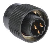62gb-56t08-33sn Amphenol Limited, 62GB 3 Way Cable Mount MIL Spec Circular Connector PlugOlive, Socket Contacts,Shell Size 8, Bayonet