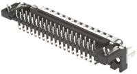 09654626813 HARTING 37 Way Right Angle Through Hole D-sub Connector Plug, 2.76mm Pitch, with 4-40 UNC Female Screwlocks, Boardlocks
