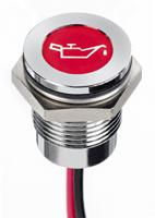 q14f5cxxr12e-0gp APEM Red Panel Mount Indicator, 12V dc, 14mm Mounting Hole Size, Lead Wires Termination, IP67