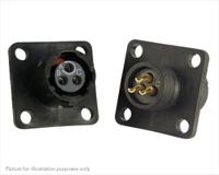 uts08e33s Souriau Sunbank by Eaton Circular Connector, 3 Contacts, Flange, Standard Connector, Plug, Female, IP68, IP69K, UTS