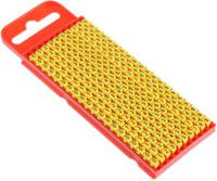 561-01101-wic1-0-9-pa66-ye HellermannTyton WIC1 Snap On Cable Markers, Yellow, Pre-printed "0 → 9", 2 → 2.8mm Cable, 561-01101