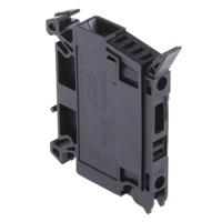 1886580000 Weidmuller  W Series Black, Single-Level, Screw Termination