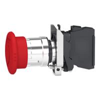 xb4bs84462 Schneider Electric Harmony Series Trigger Action Emergency Stop Push Button, Panel Mount, 22.5mm Cutout, IP66, IP67,