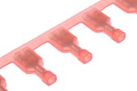 2-520183-2 TE Connectivity Ultra-Fast .250 Red Insulated Female Spade Connector, Receptacle, 6.35 x 0.81mm Tab Size, 0.3mm² to
