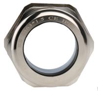 831-9043 RS PRO Metallic Nickel Plated Brass Cable Gland, M63 Thread, 37mm min., 44mm max., IP68