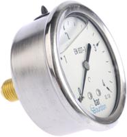 mit3-f22b19 Bourdon Analogue Pressure Gauge 4bar Back Entry 63mm Outside Diameter
