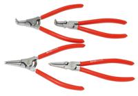 191-j4 SAM 4-Piece Circlip Plier Set, Bent, Straight Tip