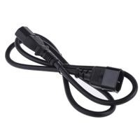 123-0959 RS PRO Straight IEC C13 Socket to Straight IEC C14 Plug Power Cord, 1m