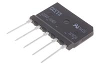 guo40-16no1 IXYS Bridge Rectifier, 40A, 1700V, 3-phase, 5-Pin