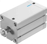 adn-63-80-a-p-a Festo Pneumatic Compact Cylinder - 536340 63 mm Bore, 80 mm ADN Series, Double Acting Acting