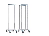 7391000 Rittal DK 7391 Series RAL 7035 31U Steel Server Rack , with 2-Post Frame