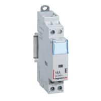 412503 Legrand CX3 Contactor, 24 V Coil, 2-Pole, 16 A, 2000 W, NO/NC, 250V