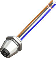 283-4997 RS PRO Industrial Circular Connector, 4 Contacts, Panel, M12 Connector, Plug, Socket, Female, IP67