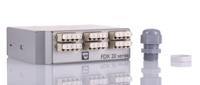 1019705 Phoenix Contact 12 Port LC Multimode Duplex Fibre Optic Patch Panel With 2 Ports Populated