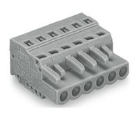 231-104026-000 WAGO 231 Series PCB Terminal, 4-Contact, 5mm Pitch, Cable Mount, 1-Row, Cage Clamp Termination