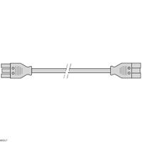 3842527207 Bosch Rexroth Straight GST Plug Socket to Straight GST Plug Socket Power Cable, 3m