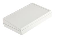 a0519007 OKW DeskCase 138 Series White ABS Desktop Enclosure, Sloped Front, 138 x 190 x 47.5mm