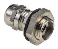 mnpt38-nc080 Alpha Wire FIT Wire Management Series Metallic Metal Cable Gland, NPT 3/8in Thread, 4mm min., 8mm max., IP66, IP68