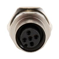 t4143012051-000 TE Connectivity Circular Connector, 5 Contacts, Front, M12 Connector, Socket, Female, IP67, M12 Series