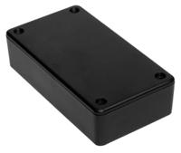 192-0795 RS PRO Black ABS Enclosure, IP54, IK06, 109 x 59.5 x 28mm
