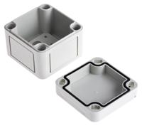 11040101 Spelsberg TK PS Series Grey Polystyrene Enclosure, IP66, Grey Lid, 65 x 65 x 57mm