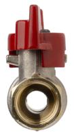 733-5215 RS PRO Brass Full Bore, 2 Way, Ball Valve, Threaded, BSPP 3/8in, 40 → 30bar Operating Pressure