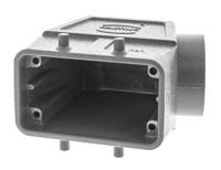 09300100522 HARTING Han B Heavy Duty Power Connector Hood, Side Entry