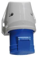 11919 Bals IP44 Blue Wall Mount 2P + E Industrial Power Socket, Rated At 32A, 230 V