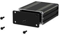 195-1534 RS PRO Black Aluminium Instrument Case, 80 x 63.5 x 30mm