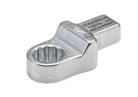 58621028 STAHLWILLE 732a Series Crow Ring Insertion Ring Spanner, 18.5 mm, 9 x 12mm Insert, Chrome Plated Finish