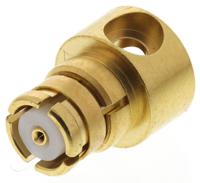 r222152000w Radiall, Plug Cable Mount SMP Connector, 50Ω, Solder Termination, Right Angle Body