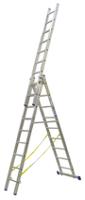 41099 Zarges Aluminium Combination Ladder 27 steps 6.7m open length