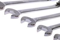 487-280 RS PRO 12-Piece Spanner Set, 8 → 19 mm, 8 → 19 mm, Chrome Vanadium Steel