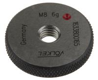 16338 Volkel M8 x 1.25 Ring Thread Gauge Ring Gauge, 1.25mm Pitch Diameter