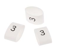 trsa-1019g13 TE Connectivity Heat Shrink Cable Markers, White, Pre-printed "3", 4 → 12mm Cable, TRSA-1019/G/1/3