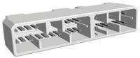 1-174961-1 TE Connectivity MULTILOCK 070 Series Straight Through Hole Mount PCB Socket, 30-Contact, 2-Row, Solder Termination