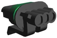 444043-1 TE Connectivity, MULTILOCK Automotive Connector Socket Black Cable Mount 3 Way